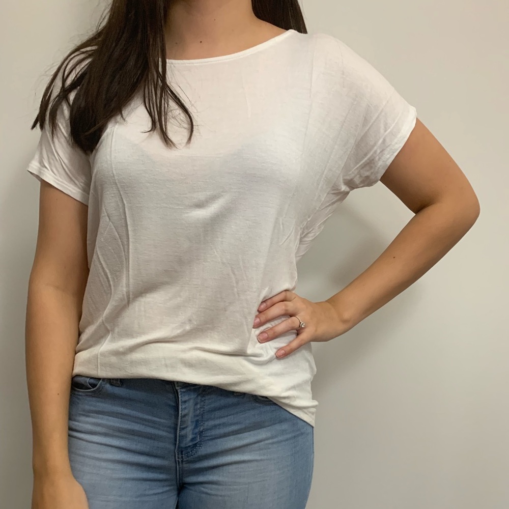 Charlotte Russe Back Zip Blouse